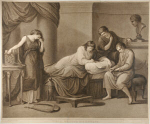 Virgil Writing His Epitaph