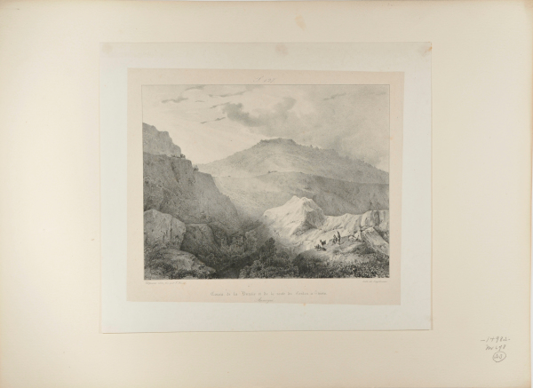 Cours de la Duralle et de la route du Cordon à Thiers, Auvergne