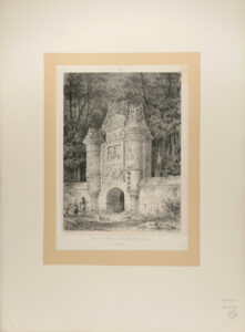 Porte de l’abbatial de St. Martin d’Auchi à Aumale