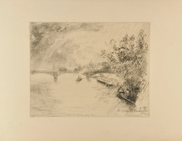 View of the Pont des Saints-Peres - Image 3