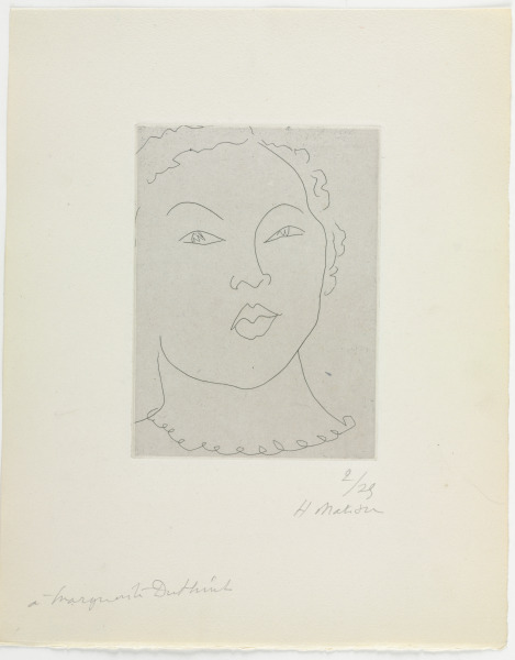 MARTINIQUAISE, STUDY FOR "FLEURS DU MAL"