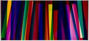 Four Magnet, Three Color Curl (CMY: Irvine, California, January 1st 2010, Fuji Crystal)