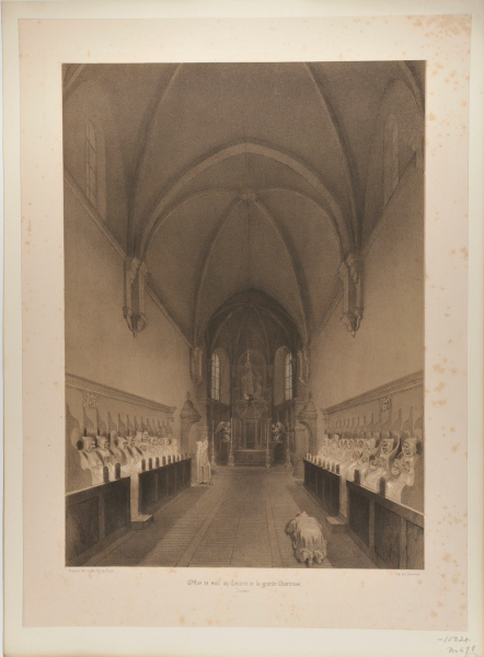 Office de nuit au couvent de la grande Chartreuse, Dauphiné