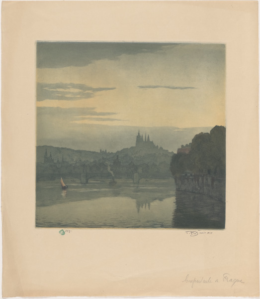 Silhouette of the Hradcany in the Evening - Image 4