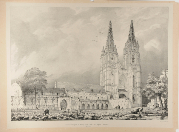 Ruines de l’Eglise et Abbaye de St. Jean des Vignes (Soissons), Picardie