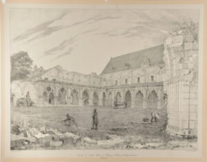 Ruines du grand Cloître de l’Abbaye de St. Jean des Vignes (Soissons), Picardie