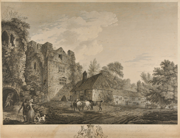 Chepstow Castle in Monmouthshire