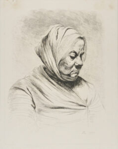 Girl and Boy Driving Cattle to Pasture