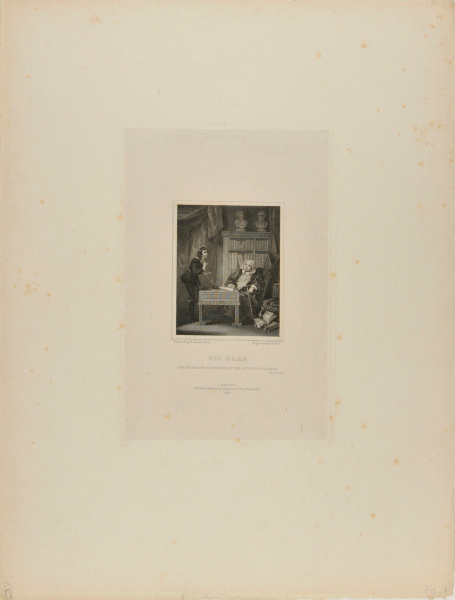 The Archbishop Offended at the Opinion of Gil Blas