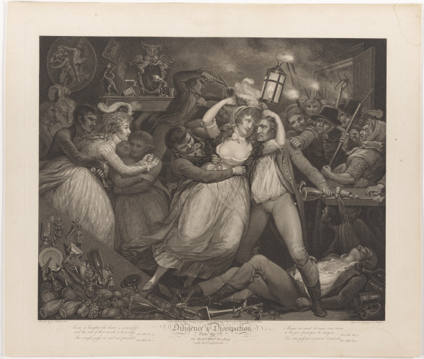 The Wanton Revelling with Her Companions