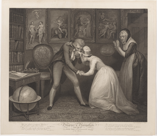 The Good Girl Receives the Honourable Addresses of Her Master