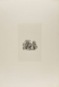 Preacher Standing on a Tombstone in a Cemetery, Surrounded by His Congregation