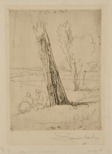 Sketch in Burty’s Garden