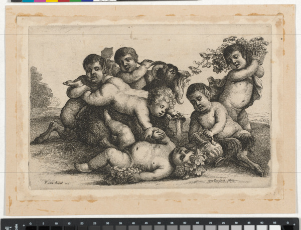 Infants, One as Bacchus, Playing with Small Satyrs and a Goat