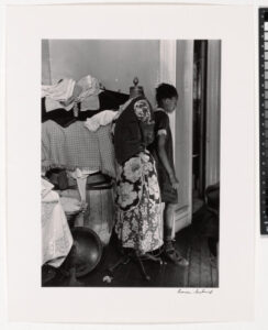 Harlem, 1937, Girl with Clothes Form, 1937