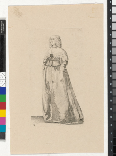 LADY WITH JEWELLED ROPE ROUND HER WAIST