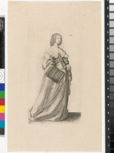 Lady with a Fur Muff on Right Hand