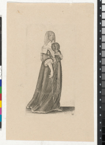 THE VEILED WOMAN WITH A FAN