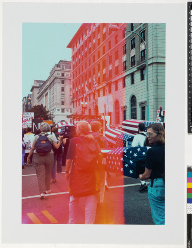 UNTITLED (MARCH ON WASHINGTON 9/24/05, COFFINS, XRAY)