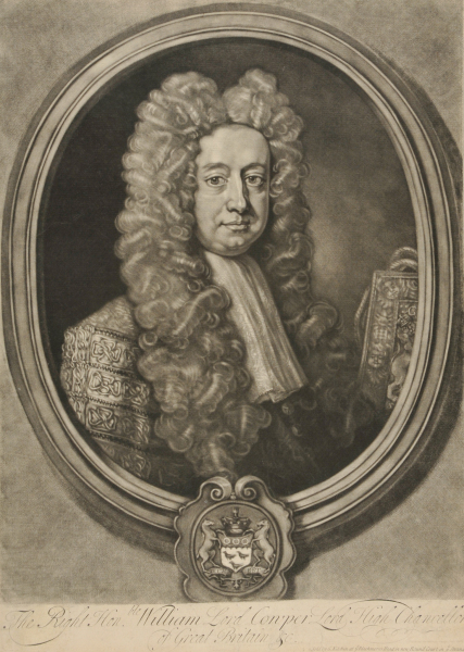 THE RIGHT HON. WILLIAM LORD COWPER, LORD HIGH CHANCELLER OF GREAT BRITAIN