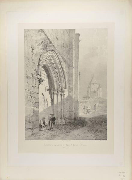 Portail latéral septentrional de l’Eglise St. Quiriace à Provins