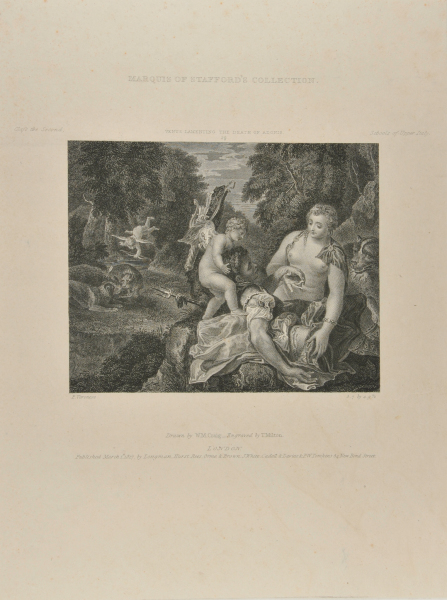 Venus Lamenting the Death of Adonis