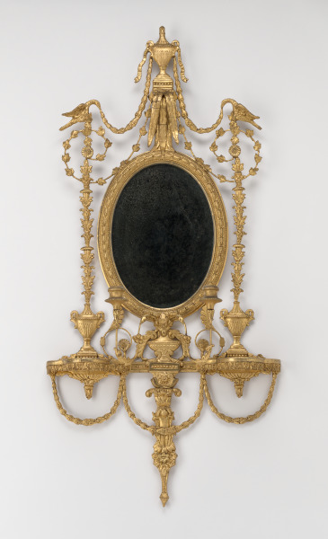 One of a Pair of Looking Glass Mirrors - Image 2
