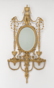 One of a Pair of Looking Glass Mirrors