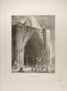 Entrée de l’eglise de Lillebonne