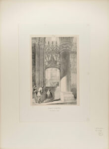 Eglise de la ville d’Eu, vue laterale du coeur