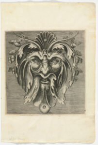 Plate from the series “Libro di variate mascare quale servono a pittori, scultori, et ahvomini ingeniosi”