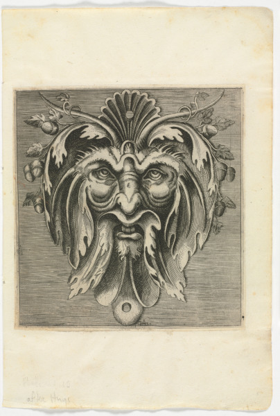 Plate from the series “Libro di variate mascare quale servono a pittori, scultori, et ahvomini ingeniosi”