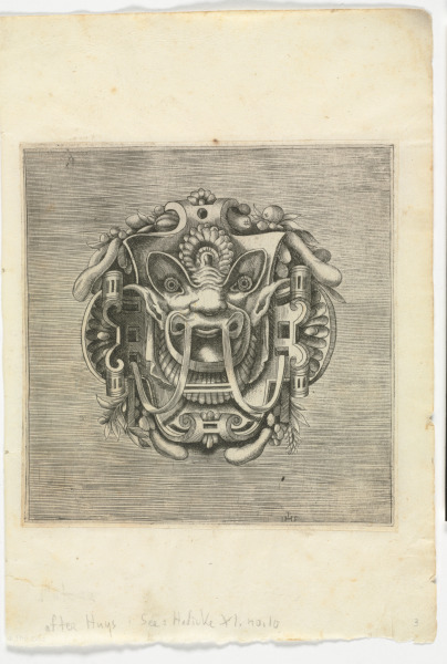 Plate from the series “Libro di variate mascare quale servono a pittori, scultori, et ahvomini ingeniosi”
