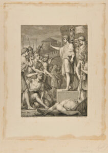 Germanicus Among the Lictors Addressing his Soldiers