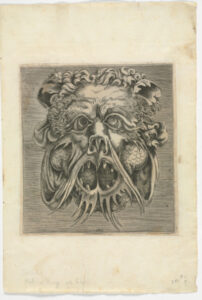 Plate from the series “Libro di variate mascare quale servono a pittori, scultori, et ahvomini ingeniosi”