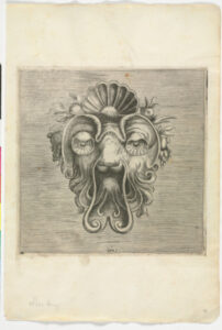 Plate from the series “Libro di variate mascare quale servono a pittori, scultori, et ahvomini ingeniosi”
