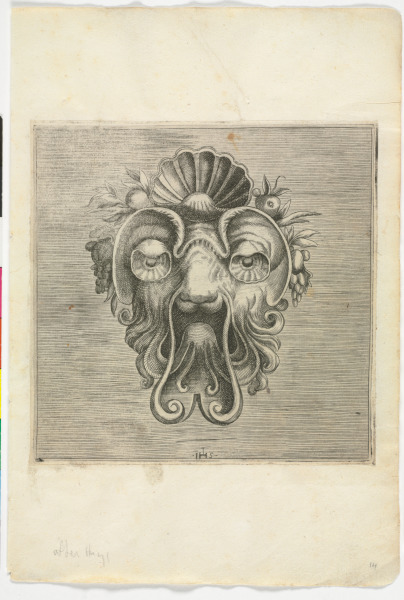 Plate from the series “Libro di variate mascare quale servono a pittori, scultori, et ahvomini ingeniosi”