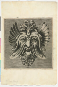 Plate from the series “Libro di variate mascare quale servono a pittori, scultori, et ahvomini ingeniosi”
