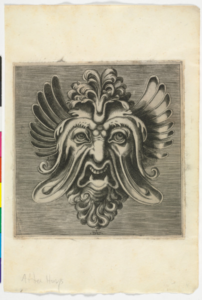 Plate from the series “Libro di variate mascare quale servono a pittori, scultori, et ahvomini ingeniosi”
