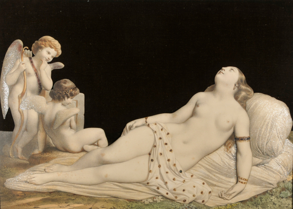 Reclining Odalisque with Two Cupids - Image 4