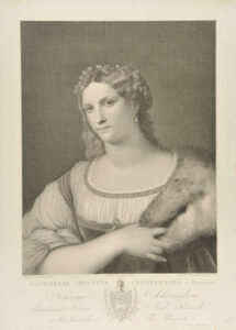 Raphaelis amicitia celeberrima La Fornarina