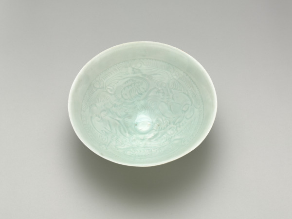 Qingbai Bowl with Design of Boys within Floral Scrolls - Image 2
