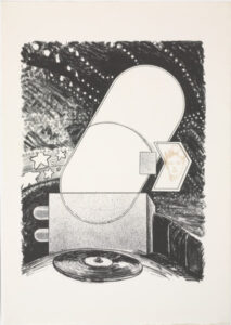 From the portfolio “The New Architectural Monuments of Baltimore City: Acrostical Structures by Jonathan Williams; Visionary Prints by John Sparks”