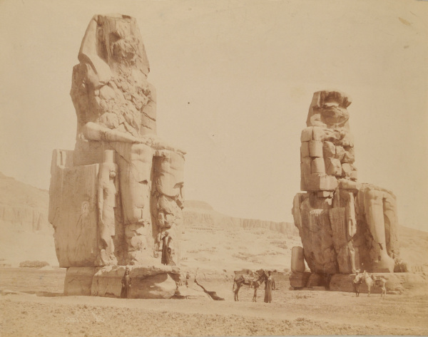 Lama and Shama, Memnon Colossi, Western Thebes, Temple Amenhotep III - Image 2