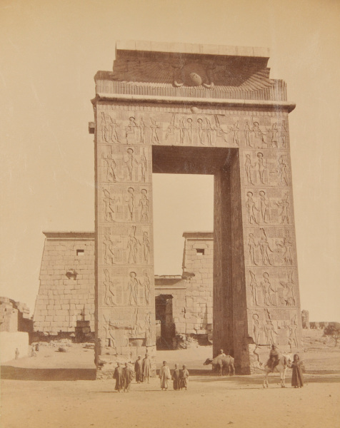 Karnak: Pylon of Ptolemy III Euergetes, Ptolemaic Period, Kuonso Temple, 20th Dynasty - Image 3