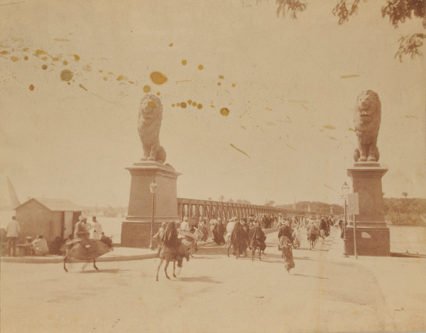 Cairo: Bridge of Sharia Kase el Nile (c.1890) - Image 4