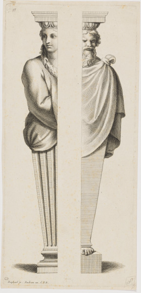 Plate 13 from the series “Diverses figures hiéroglyphiques peintes par Raphael d’Urbin dans une des salles du Vatican à Rome”