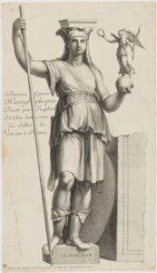 Plate 1/Title Plate from the series “Diverses figures hiéroglyphiques peintes par Raphael d’Urbin dans une des salles du Vatican à Rome”