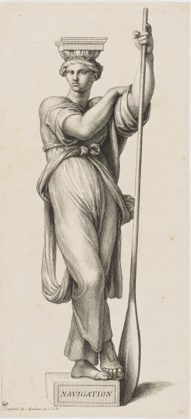 Plate 7 from the series “Diverses figures hiéroglyphiques peintes par Raphael d’Urbin dans une des salles du Vatican à Rome”