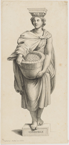 Plate 6 from the series “Diverses figures hiéroglyphiques peintes par Raphael d’Urbin dans une des salles du Vatican à Rome”
